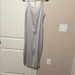 Express Gray Midi Dress